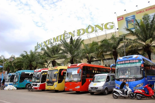Dịp nghỉ lễ 30/4 và 1/5, giá vé xe khách ở TP HCM tăng không quá 40%