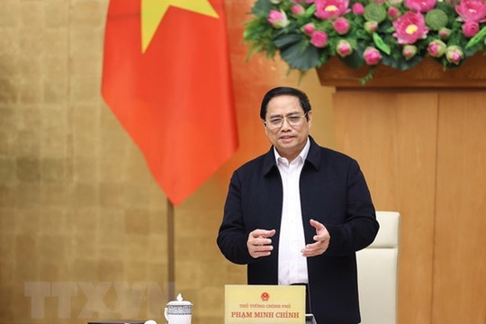Thủ tướng Phạm Minh Chính chủ trì phiên họp trực tuyến về phòng, chống dịch COVID-19