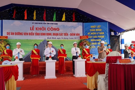 Bình Định: Khởi công tuyến đường ven biển gần 2.500 tỷ đồng