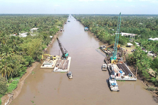 Xâm nhập mặn ở Đồng bằng Sông Cửu long có xu hướng giảm