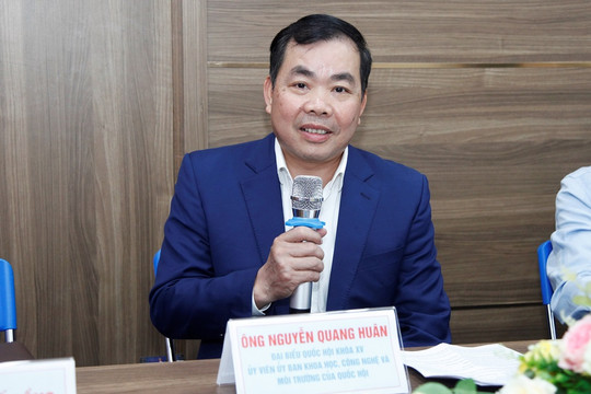 Đại biểu Quốc hội Nguyễn Quang Huân: Đầu tư xử lý nước thải đô thị cần chính sách chuyển đổi theo hướng xã hội hóa