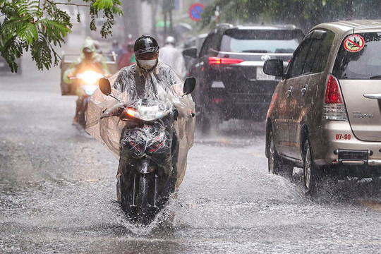 Cảnh báo mưa lớn cục bộ, dông lốc tại Nam Bộ và Tây Nguyên