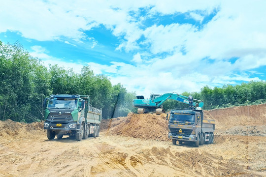 Quảng Trị: Chuẩn bị đấu giá 27 mỏ đất làm vật liệu san lấp