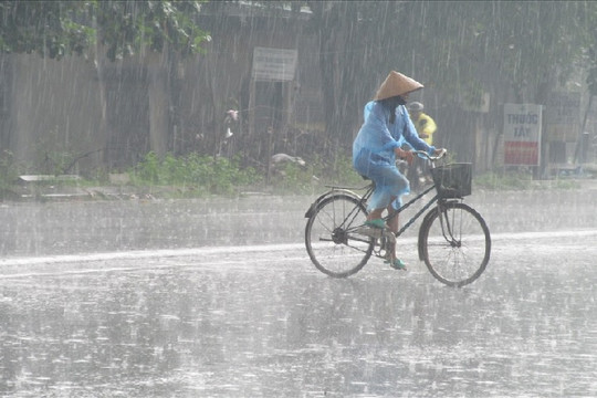 Cảnh báo mưa dông ở Bắc Bộ và Bắc Trung Bộ, đề phòng thời tiết cực đoan