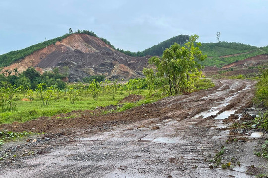 Ninh Bình: Công ty TNHH Thành Nam NQ bị phạt 120 triệu đồng vì khai thác đất, đá trái phép