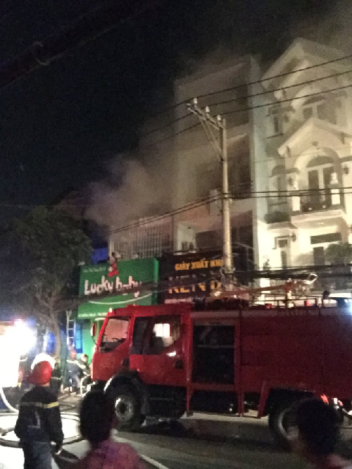 hỏa hoạn tại quận Tân Phú, TPHCM