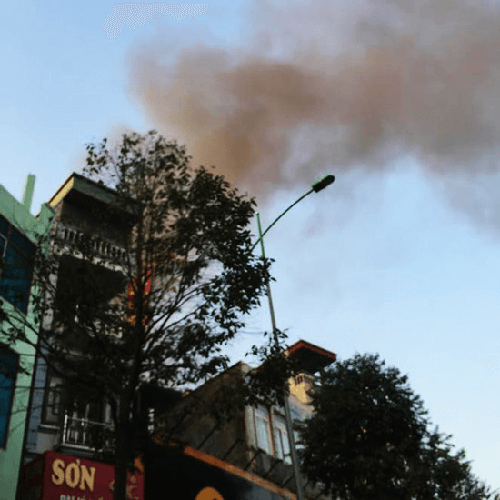 cháy tại Quang Trung, Hà Đông