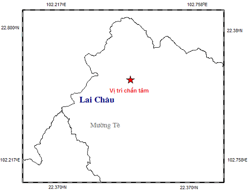 động đất tại Lai Châu