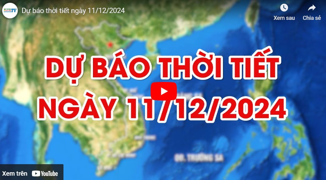 Dự báo thời tiết ngày 11/12/2024: Cả nước có mưa, trời rét 