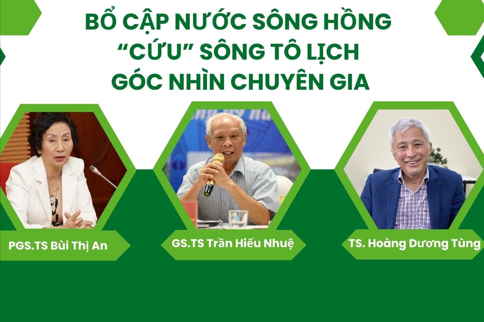 Bổ cập nước sông Hồng “cứu” sông Tô Lịch: Góc nhìn từ chuyên gia 