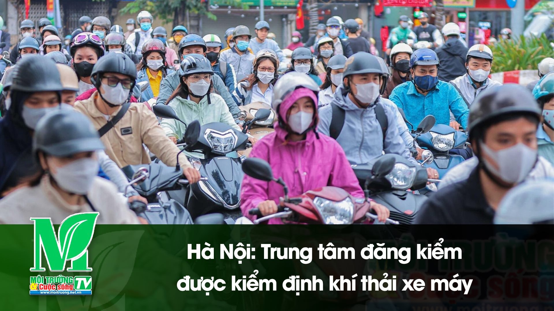 Hà Nội: Trung tâm đăng kiểm được kiểm định khí thải xe máy 