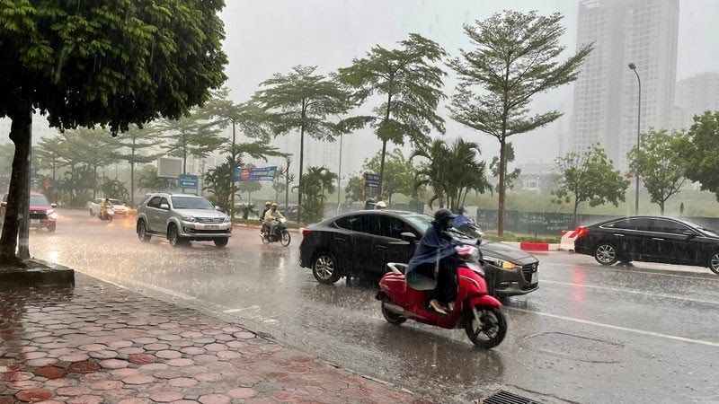 Miền Bắc 10 ngày tới, chủ yếu mưa và dông 
