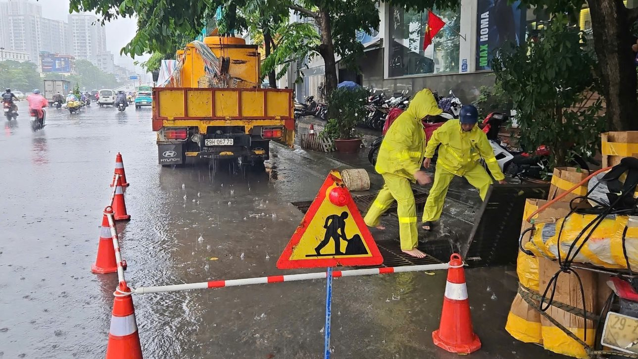 Hà Nội chủ động các phương án phòng, chống úng ngập mùa mưa 