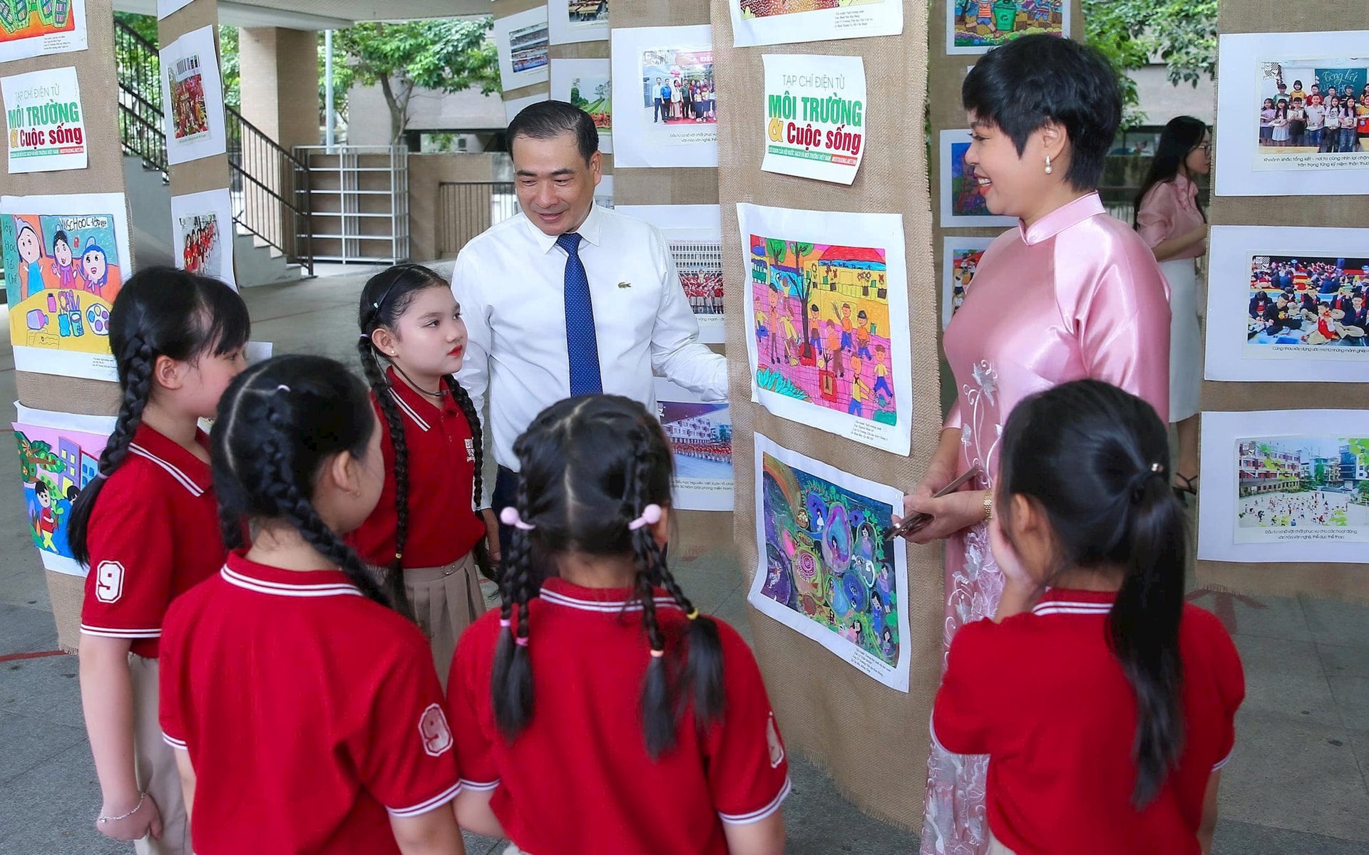 Thể lệ Cuộc thi vẽ tranh Bảo vệ môi trường trong học đường lần thứ Hai, Chủ đề: “Sân trường mơ ước của em” 