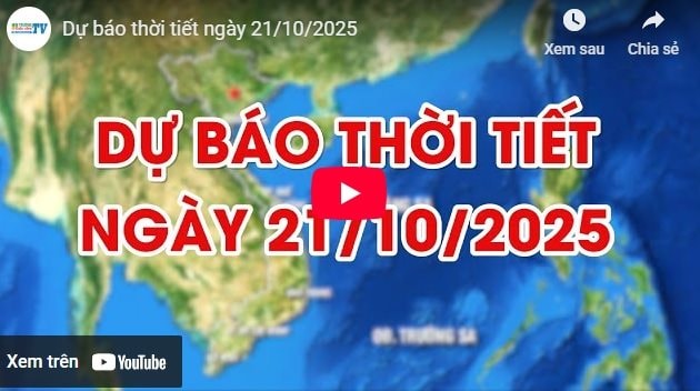 Dự báo thời tiết ngày 21/10/2025: Hà Nội ngày nắng, đêm không mưa 