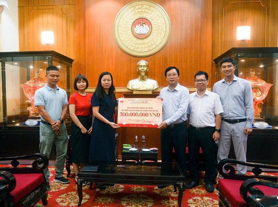 Bitexco và hành trình chia sẻ, lan tỏa yêu thương đến với bà con vùng bão lũ 