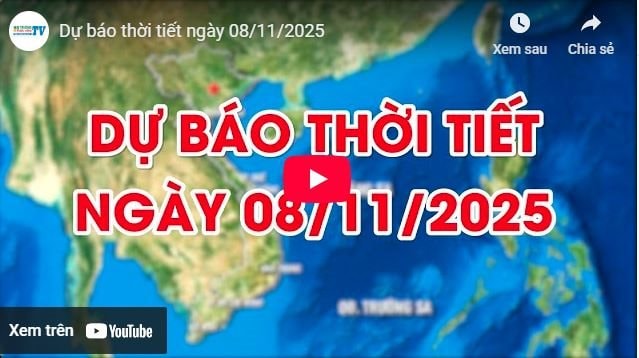 Dự báo thời tiết ngày 08/11/2025: Có mưa cục bộ, trời lạnh