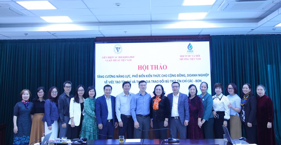 Hội thảo khoa học “Tăng cường năng lực, phổ biến kiến thức cho cộng đồng, doanh nghiệp về việc tạo tín chỉ và tham gia trao đổi bù trừ tín chỉ các-bon” 