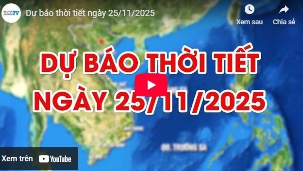Dự báo thời tiết ngày 25/11/2025: Hà Nội ngày nắng hanh