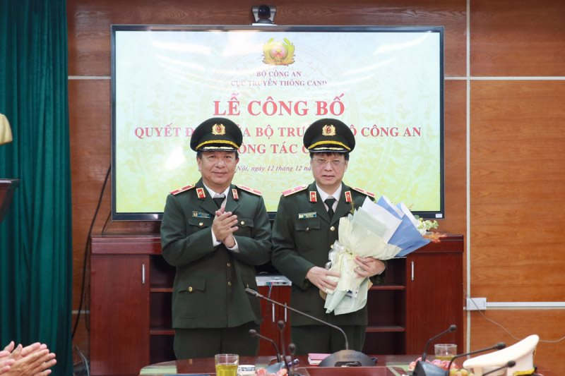 Bổ nhiệm Thượng tá Nguyễn Thanh Bình giữ chức Phó Cục trưởng Cục Truyền thông CAND 