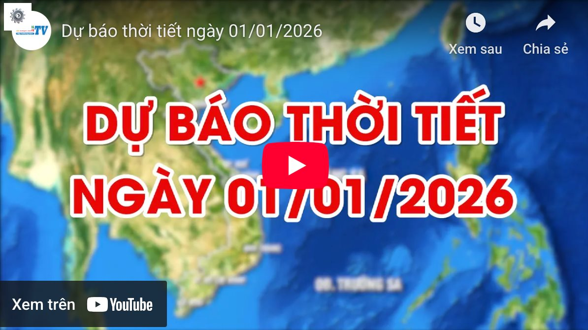 Dự báo thời tiết ngày 01/01/2026: Trời rét, mưa rào rải rác 
