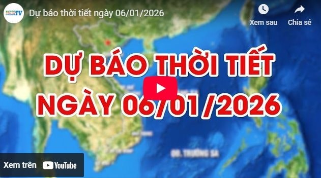 Dự báo thời tiết ngày 06/01/2026: Trời rét, có mưa vài nơi 