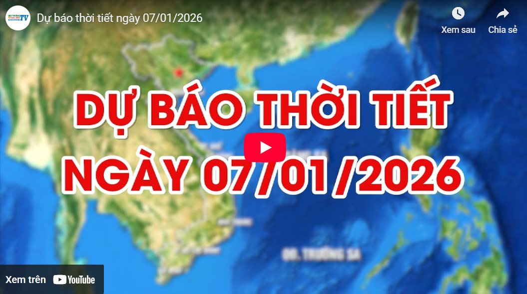 Dự báo thời tiết ngày 07/01/2026: Trời rét đậm, vùng núi có nơi rét hại 