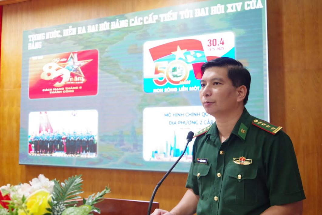 Ban Chỉ huy Bộ đội Biên phòng TPHCM tổ chức sinh hoạt chính trị quán triệt nhiệm vụ công tác biên phòng năm 2026 