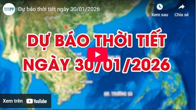 Dự báo thời tiết ngày 30/01/2026: Đêm và sáng trời rét