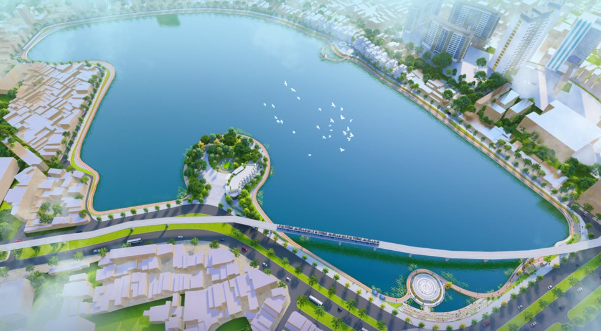 Hồ Đống Đa sau cải tạo được công nhận là công trình chào mừng đại biểu Quốc hội khóa XVI