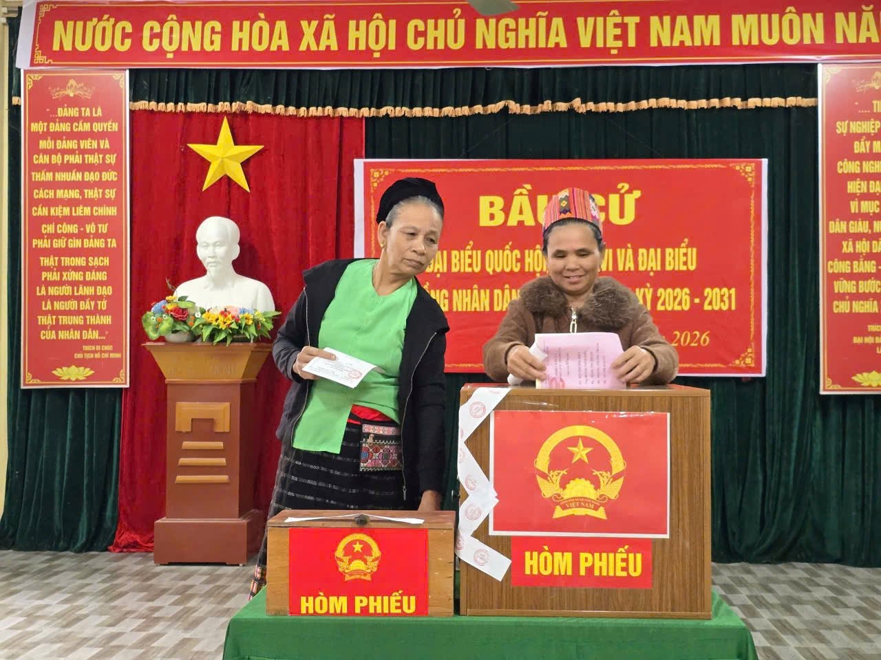 Nghệ An: Tỷ lệ cử tri đi bầu đạt 99,76% vào lúc 19h ngày 15/3/2026 