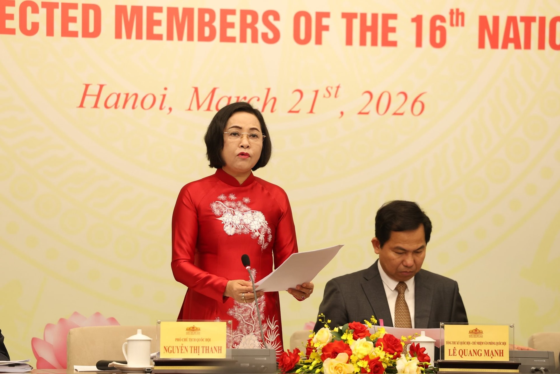 Danh sách 500 người trúng cử Đại biểu Quốc hội khóa XVI 