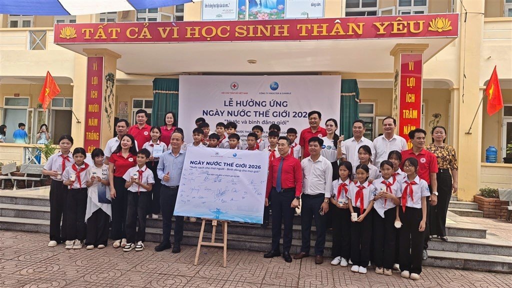 Nghệ An tổ chức Lễ hưởng ứng Ngày Nước thế giới 2026 tại Trường THCS Thanh Tùng 