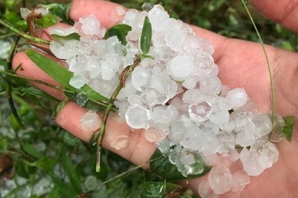 Mưa đá có thể xuất hiện cùng dông lớn tại nhiều tỉnh phía Bắc 