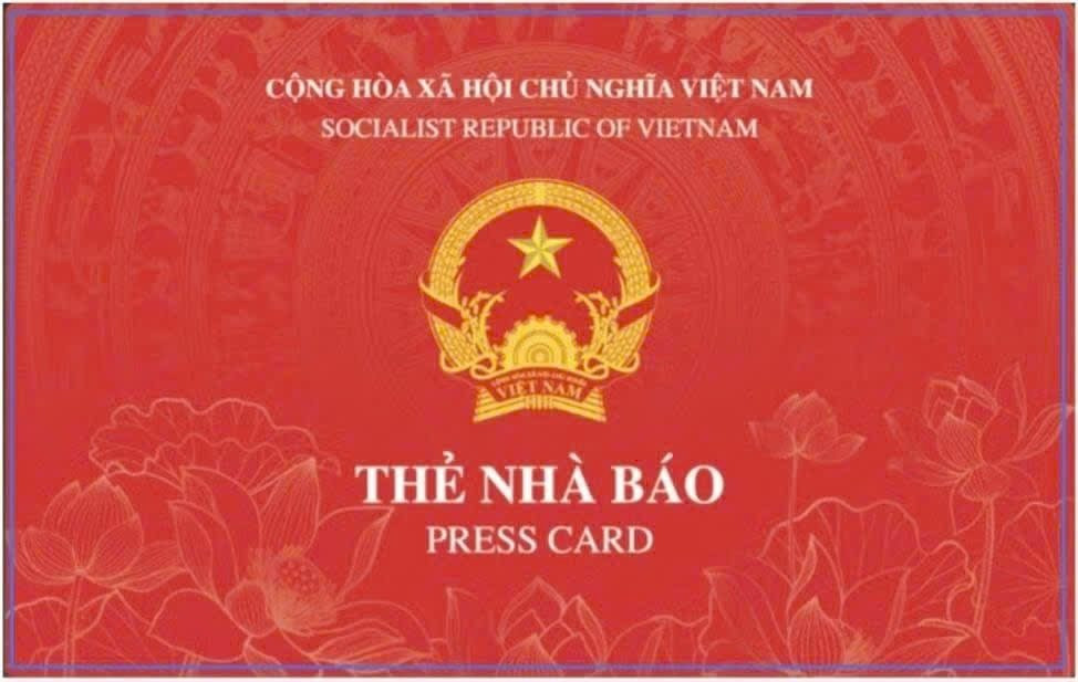 Thẻ nhà báo mới tích hợp mã QR, xác thực thông tin theo thời gian thực