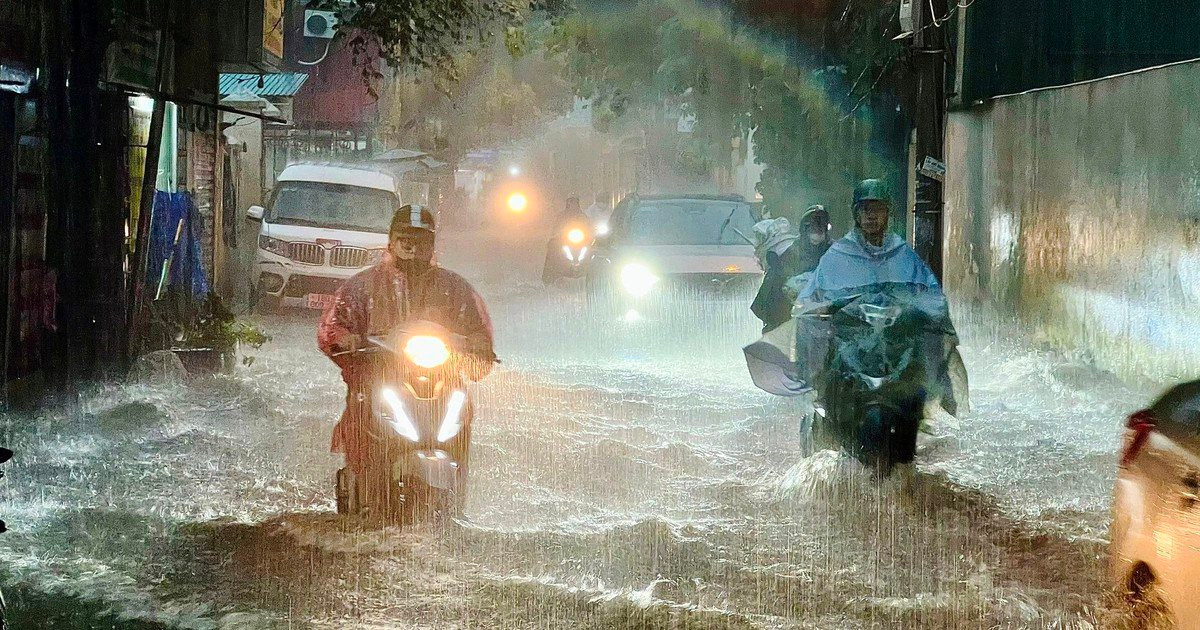 Hà Nội ra mắt bản đồ mưa ngập, cảnh báo người dân theo thời gian thực
