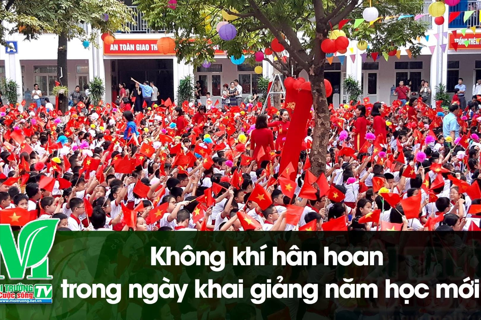 [VIDEO] Không khí hân hoan trong ngày khai giảng năm học mới 
