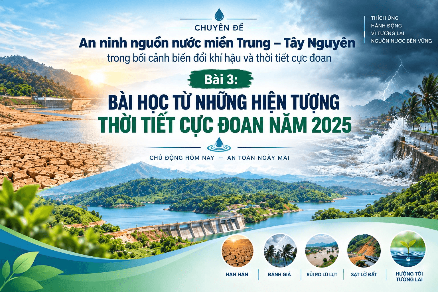 An ninh nguồn nước miền Trung - Tây nguyên (Bài 3): Bài học từ những hiện tượng thời tiết cực đoan năm 2025