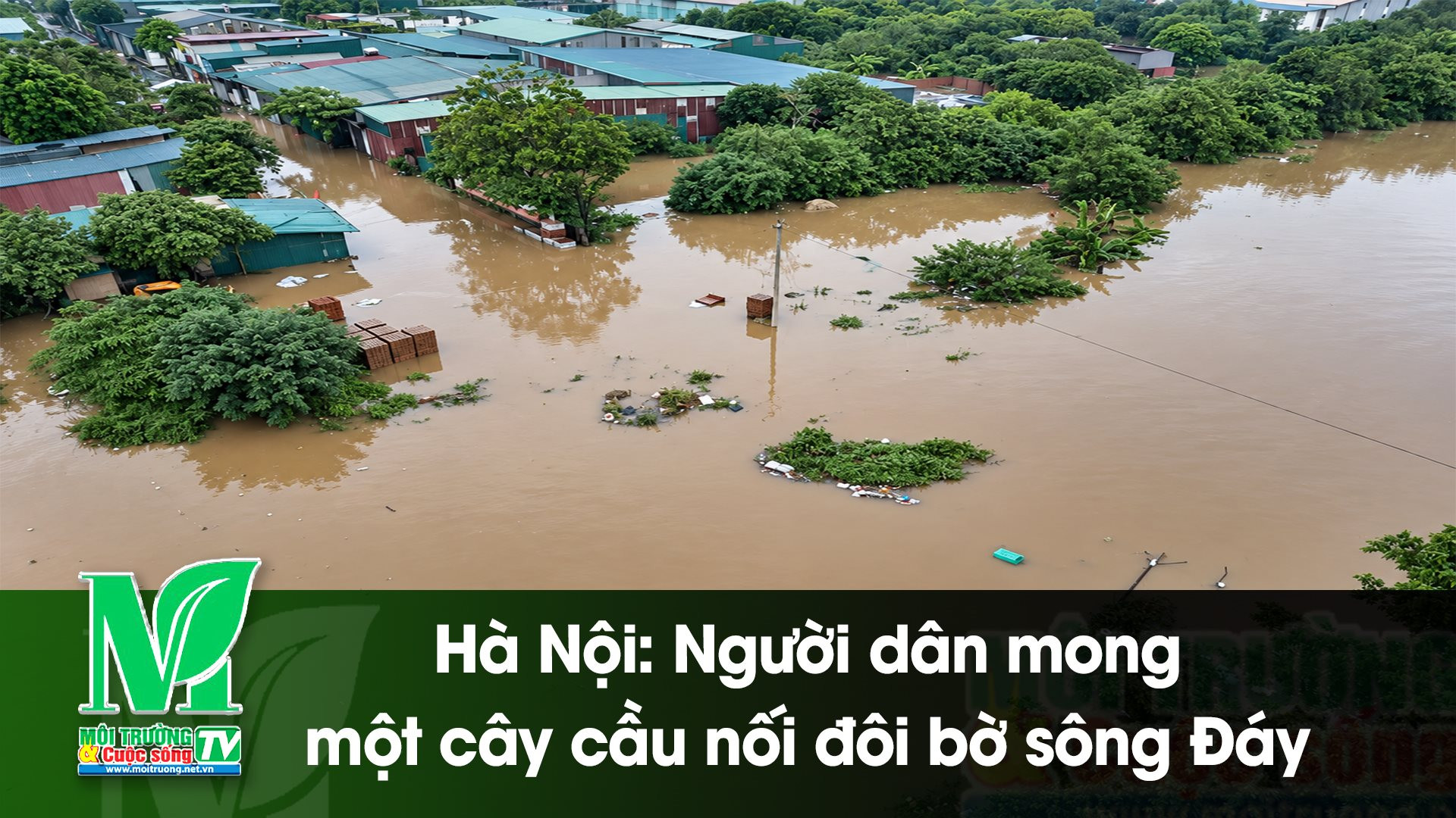 [VIDEO] Hà Nội: Người dân mong một cây cầu nối đôi bờ sông Đáy 