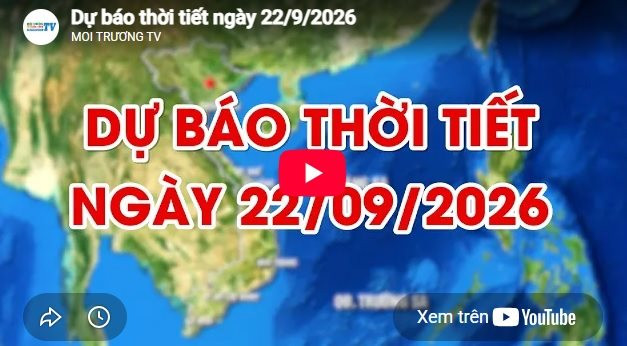 Dự báo thời tiết ngày 22/9/2026: Ngày nắng, có nơi nắng nóng