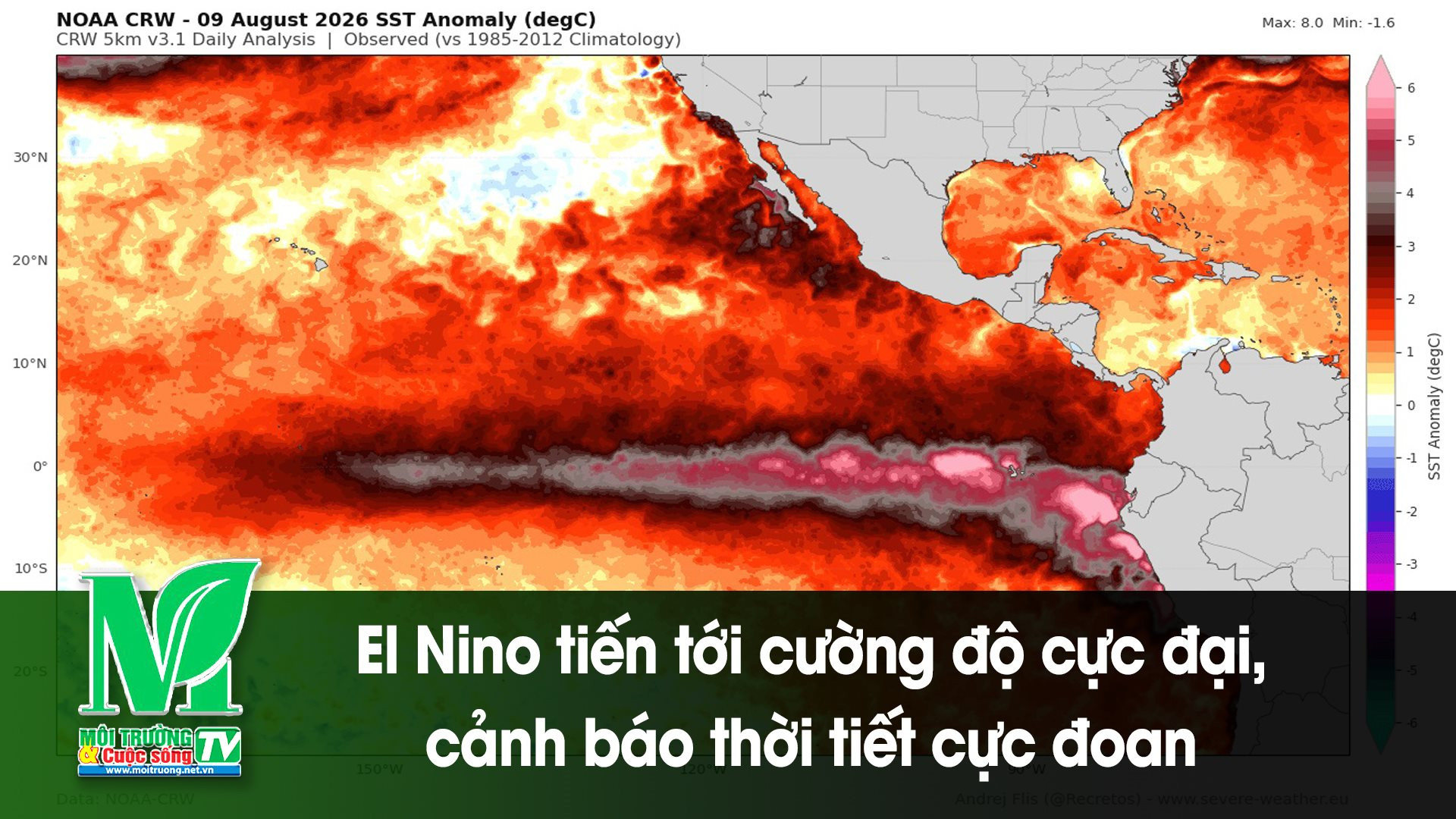[VIDEO] El Niño tiến tới cường độ cực đại, cảnh báo thời tiết cực đoan 