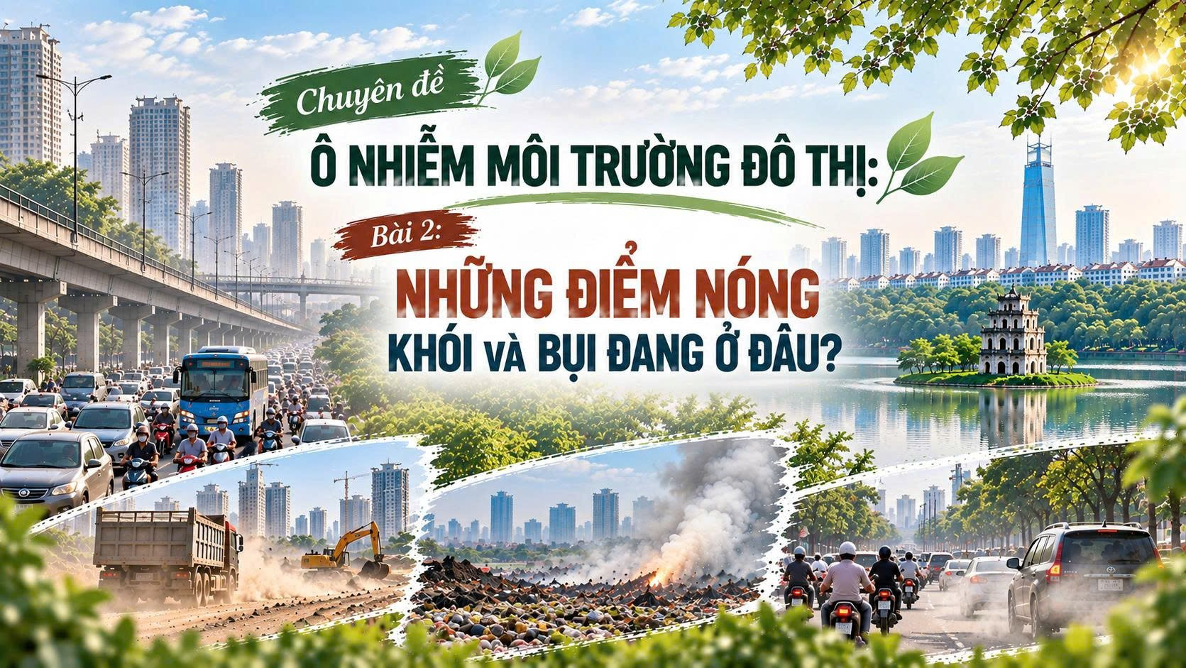 Bài 2: Ô nhiễm đô thị Hà Nội: Những điểm nóng khói và bụi đang ở đâu? 