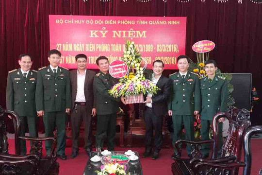Tạp chí Môi trường và Cuộc sống chúc mừng Bộ chỉ huy Bộ đội biên phòng Tỉnh Quảng Ninh nhân kỷ niệm 57 năm ngày truyền thống.