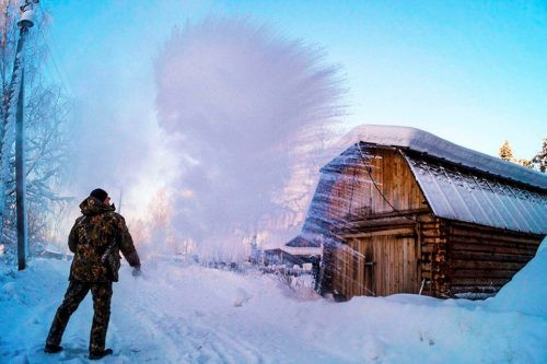 Nước Nga đón giáng sinh -62 độ C