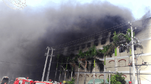 Cần Thơ: Cháy lớn tại công ty may trong KCN Trà Nóc 1
