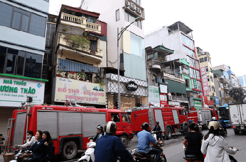 Hà Nội: Hỏa hoạn trong khu dân cư phố Bạch Mai