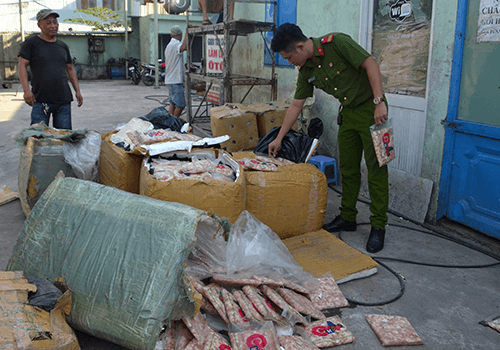 Đà Nẵng: Thu giữ 600kg sụn gà không rõ nguồn gốc