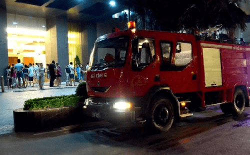 TP.Hồ Chí Minh: Hỏa hoạn tại cao ốc Saigon Pearl