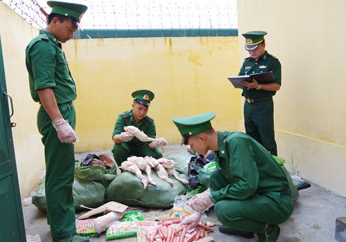 Lào Cai: Bắt giữ 210kg thực phẩm bẩn nhập lậu