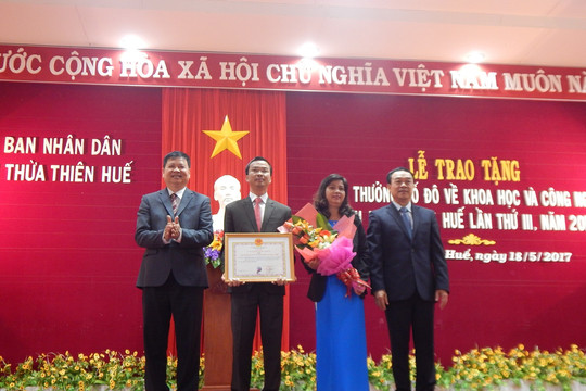 Thừa Thiên – Huế: 8 công trình xuất sắc nhận giải thưởng Cố đô về KHCN